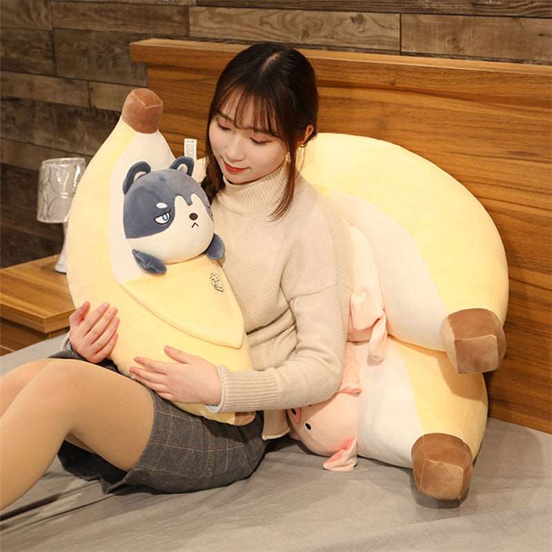 Kawaii Sneaky Banana Plushies Wakaii
