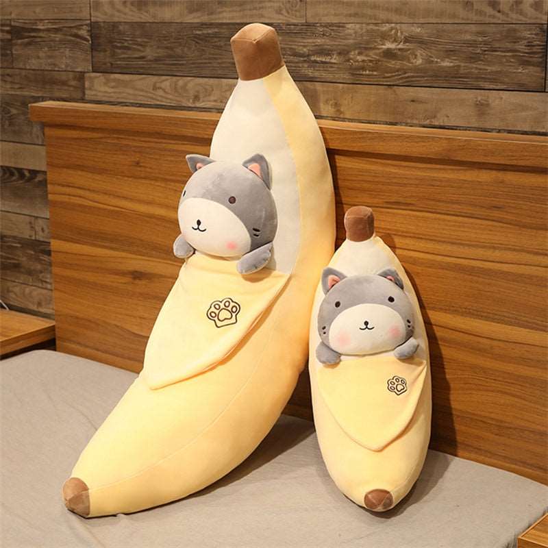 Kawaii Sneaky Banana Plushies Wakaii