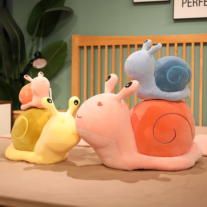 Kawaii Snuggly Snail Plushies Wakaii