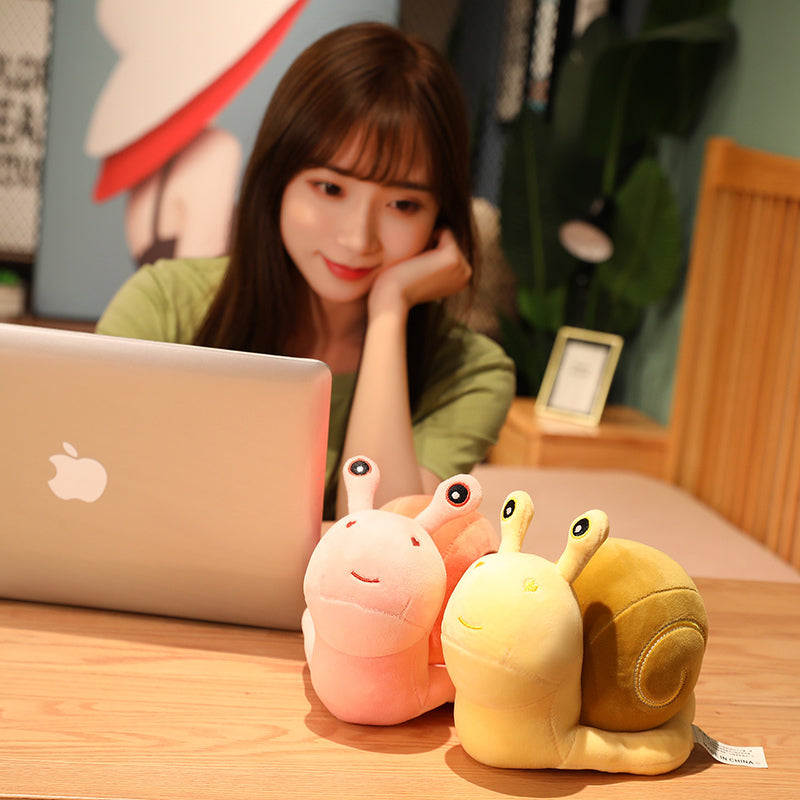 Kawaii Snuggly Snail Plushies Wakaii