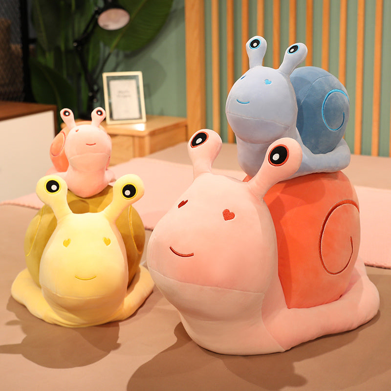 Kawaii Snuggly Snail Plushies Wakaii
