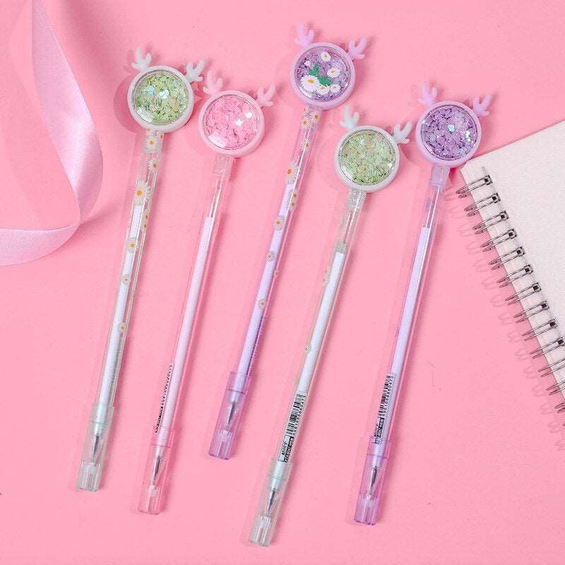 Kawaii Sparkle Deer Ear Pens