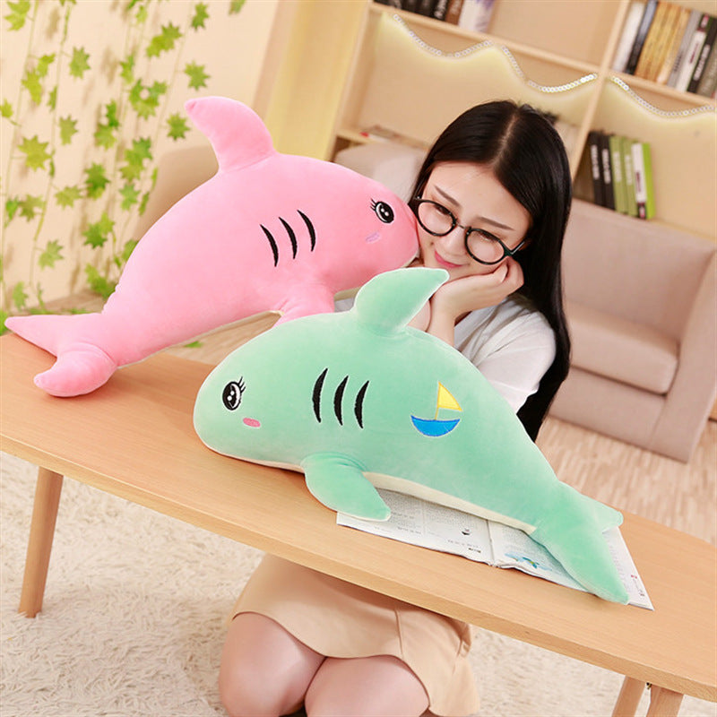 Kawaii Sparkly-Eyes Shark Plushies Wakaii