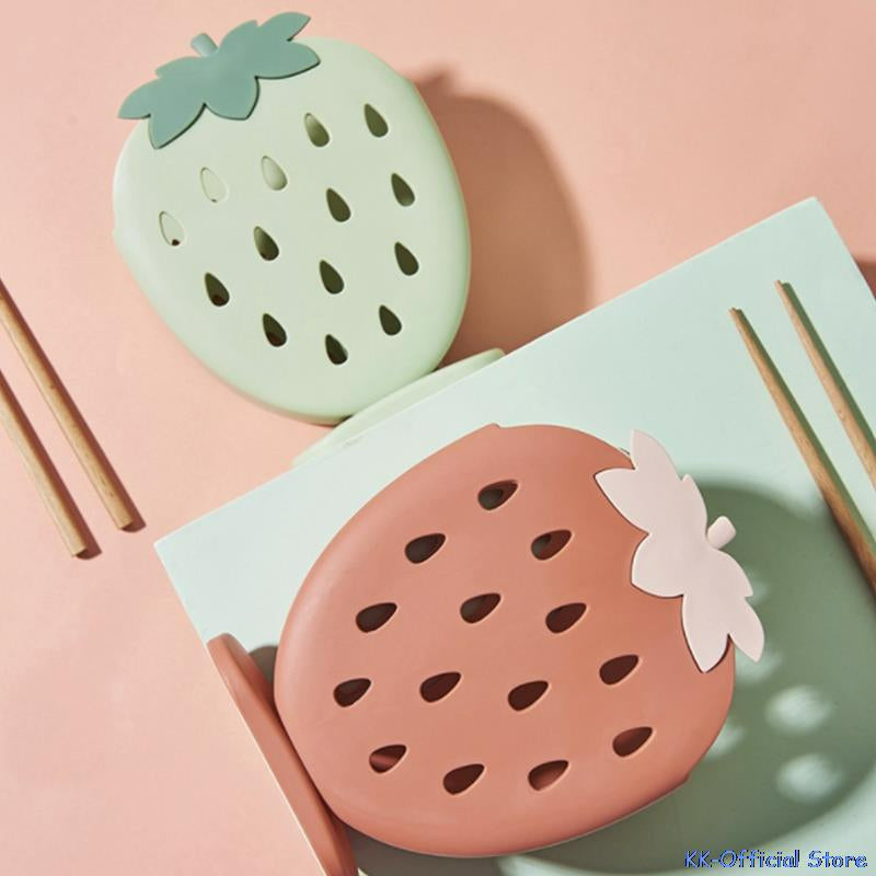 Kawaii Strawberry Cutlery Organizer Wakaii