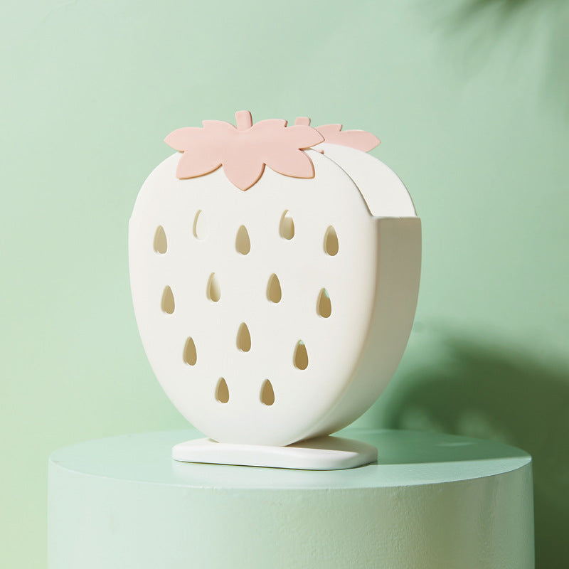 Kawaii Strawberry Cutlery Organizer Wakaii
