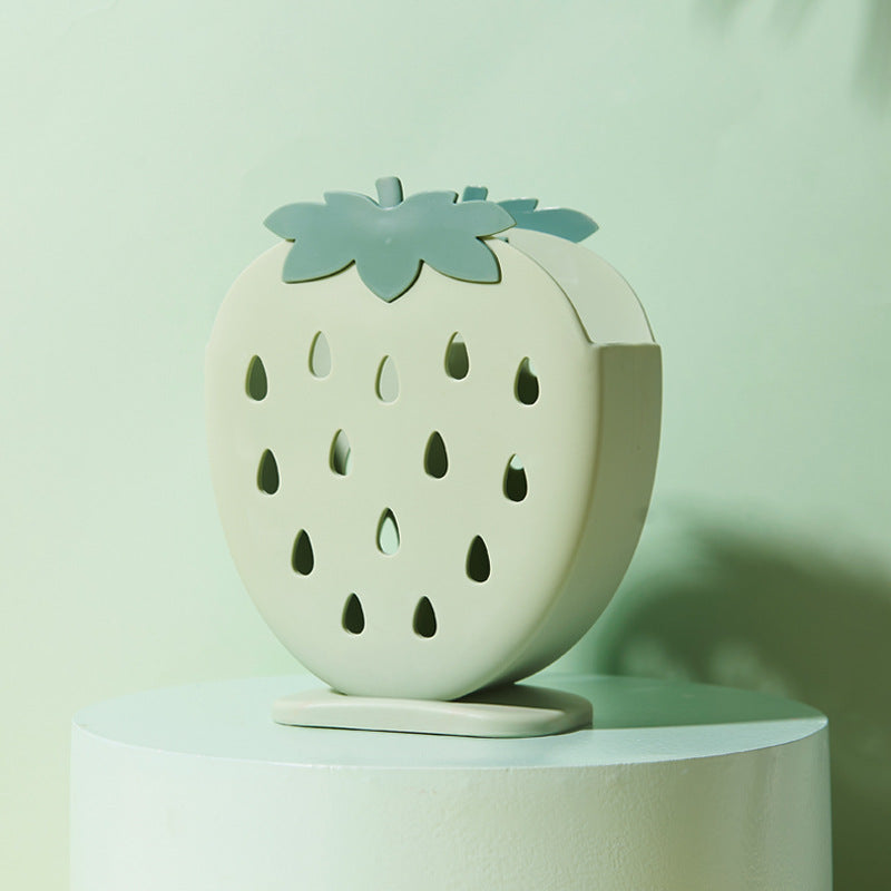 Kawaii Strawberry Cutlery Organizer Wakaii