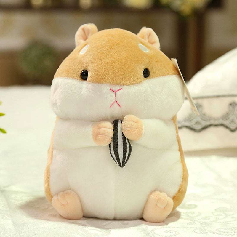 Cute Hamster Plush Toy Mouse Pendant Keychain Doll Wakaii