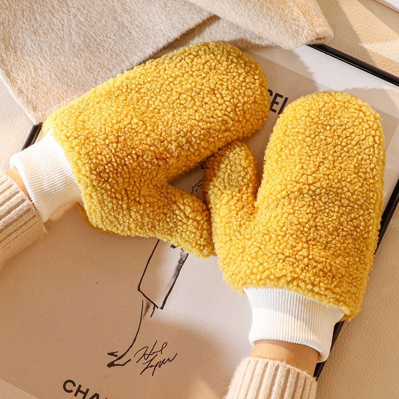 Kawaii Thick Rainbow Warmth Mittens