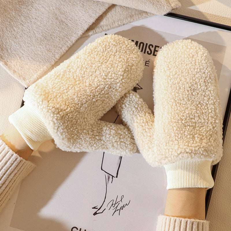 Kawaii Thick Rainbow Warmth Mittens