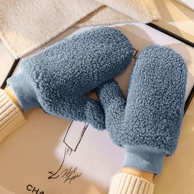 Kawaii Thick Rainbow Warmth Mittens