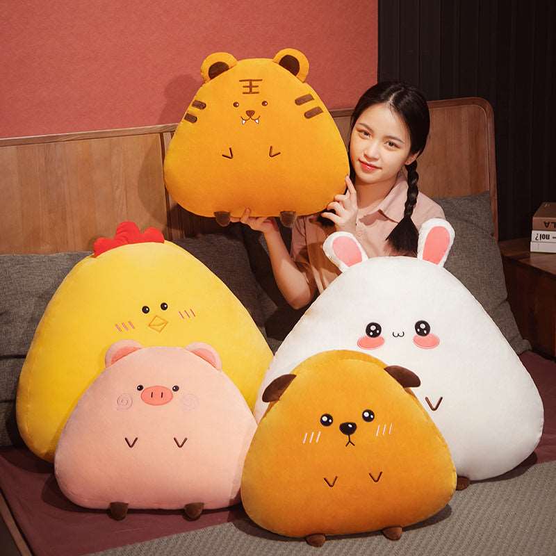 Kawaii Triangle Animal Plushies Wakaii