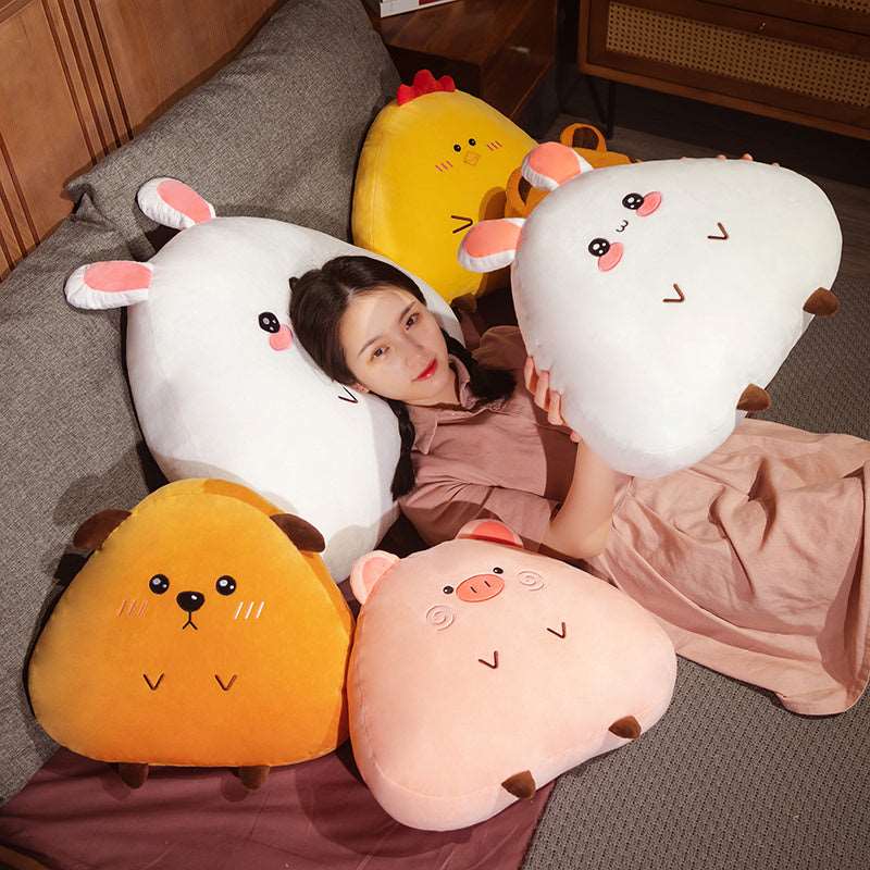 Kawaii Triangle Animal Plushies Wakaii