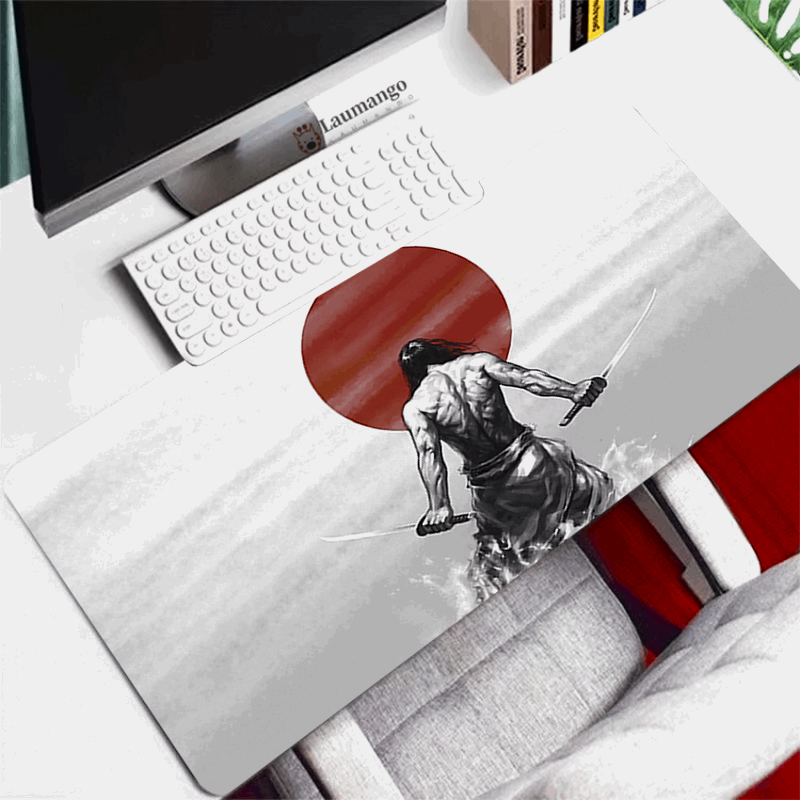 Samurai-Themed Mousepad Collection Wakaii