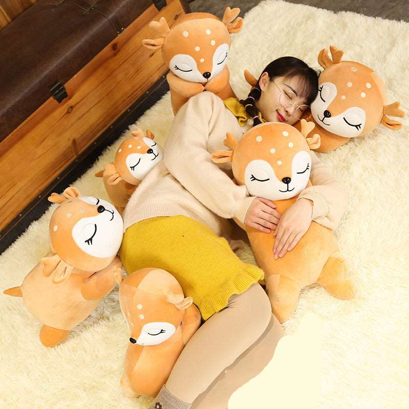 Lila the Kawaii Sleepy Deer Plushie Wakaii