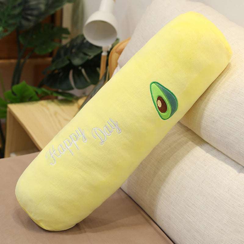 Cylinder Fruit Strawberry Throw Pillow Wakaii