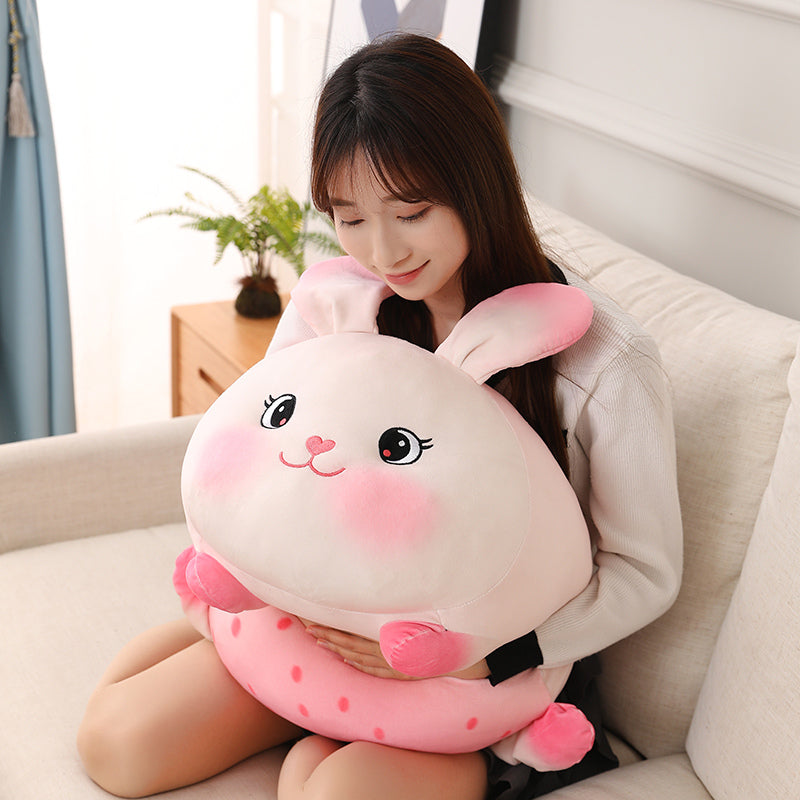 Lucky the Kawaii Strawberry Bunny Plushie Wakaii