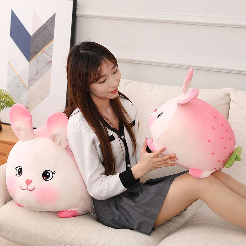 Lucky the Kawaii Strawberry Bunny Plushie Wakaii
