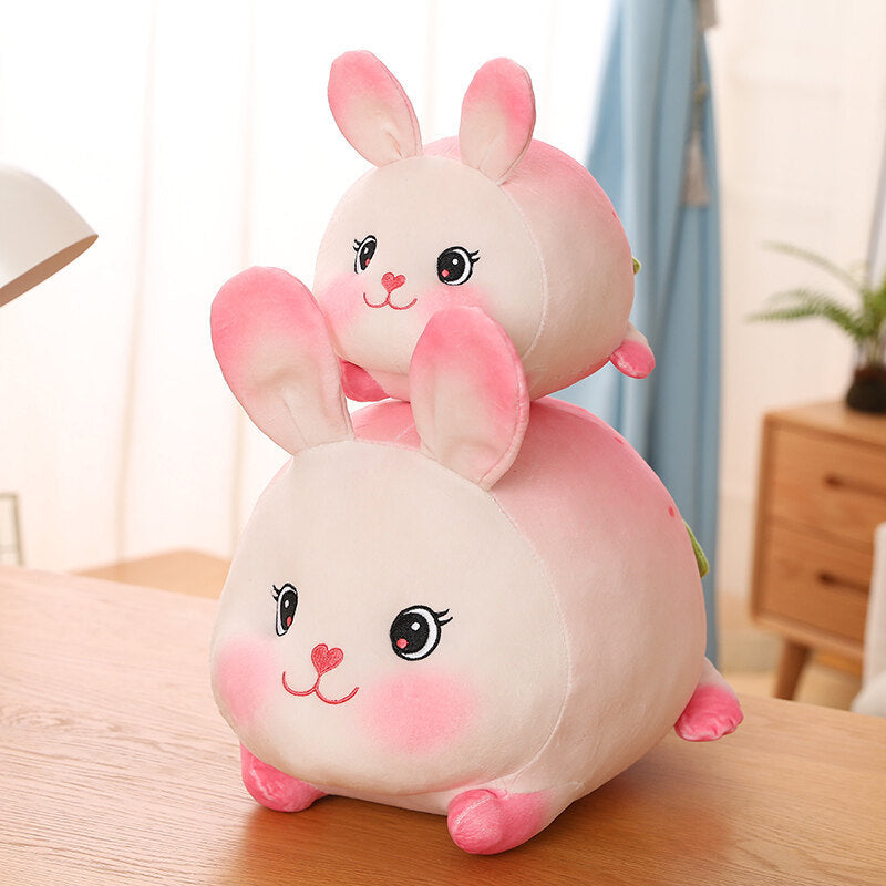 Lucky the Kawaii Strawberry Bunny Plushie Wakaii
