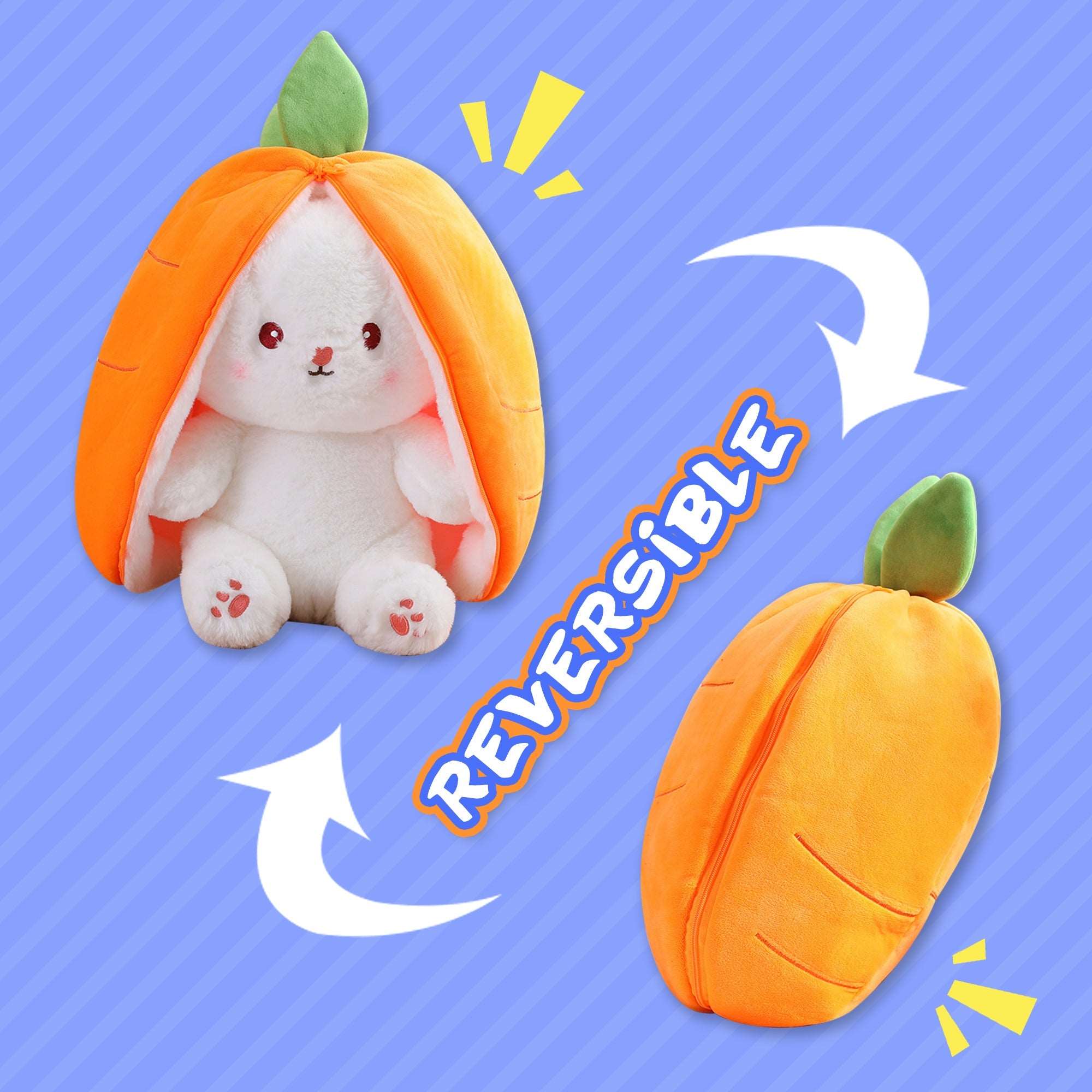 Luna & Stella The Reversible Kawaii Bunny Plushies Wakaii