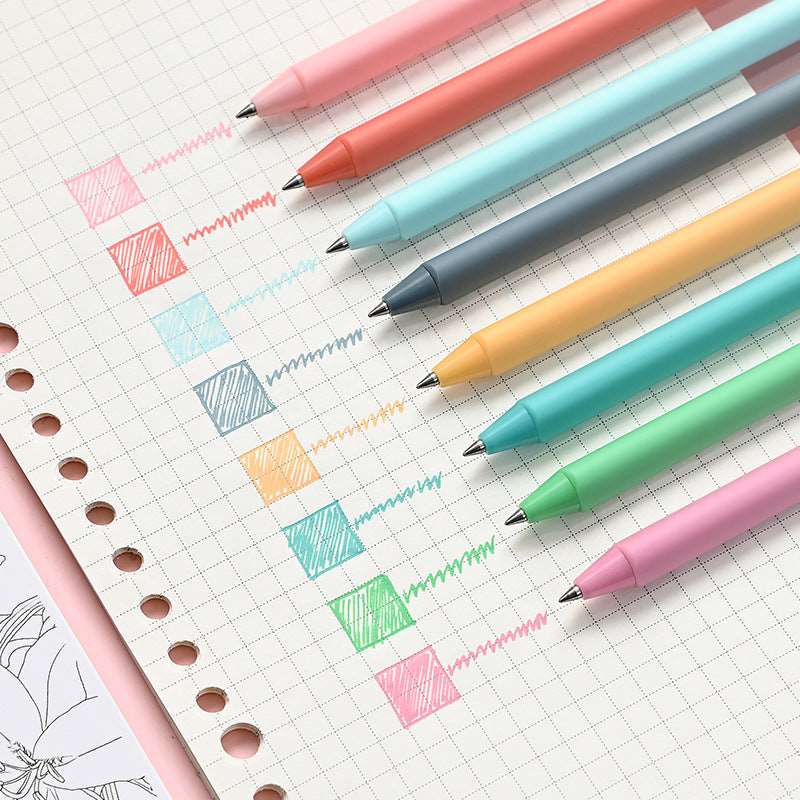 Hand Account Student Simple Gel Pen Set Wakaii