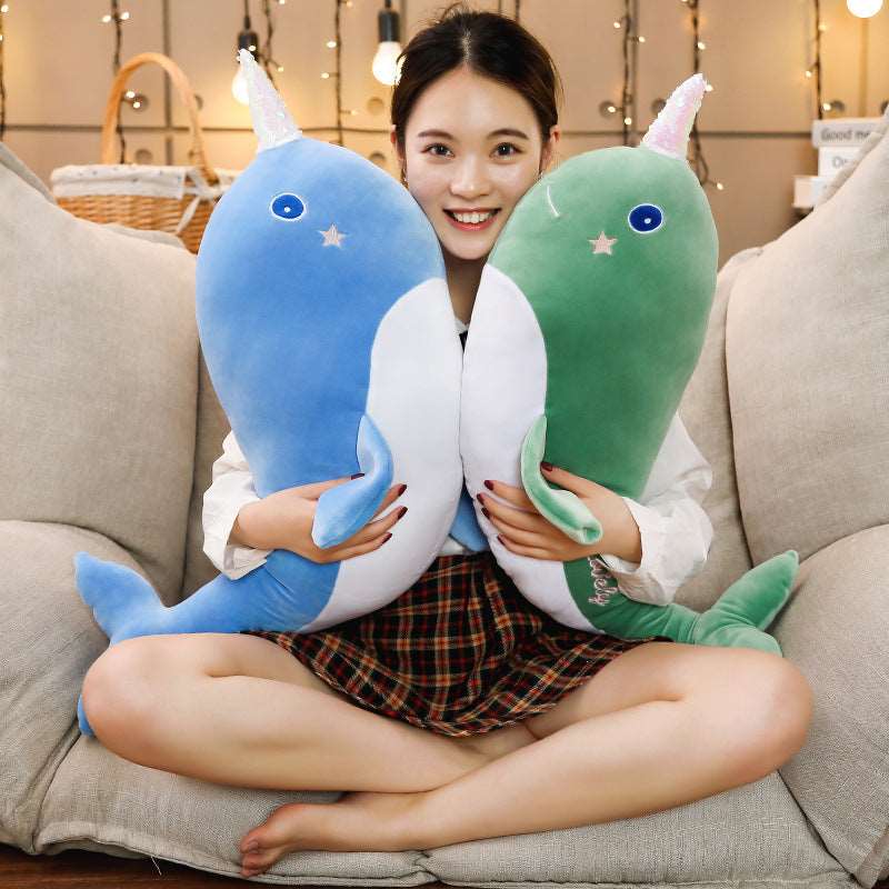 Nellie & Gigi The Kawaii Narwhal Duo Plushies Wakaii