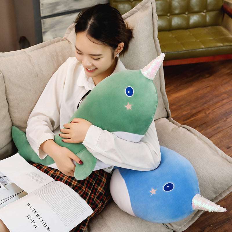 Nellie & Gigi The Kawaii Narwhal Duo Plushies Wakaii