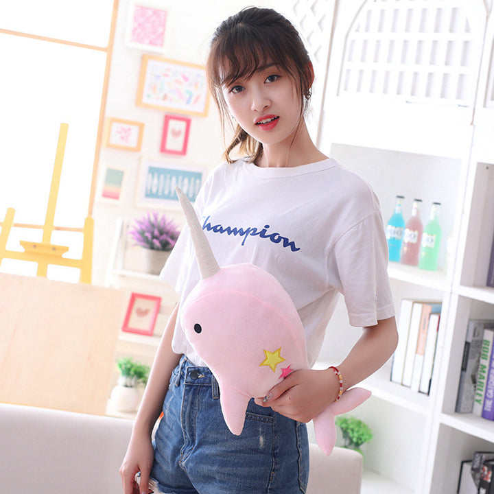 Nelly the Kawaii Narwhal Plushie Wakaii