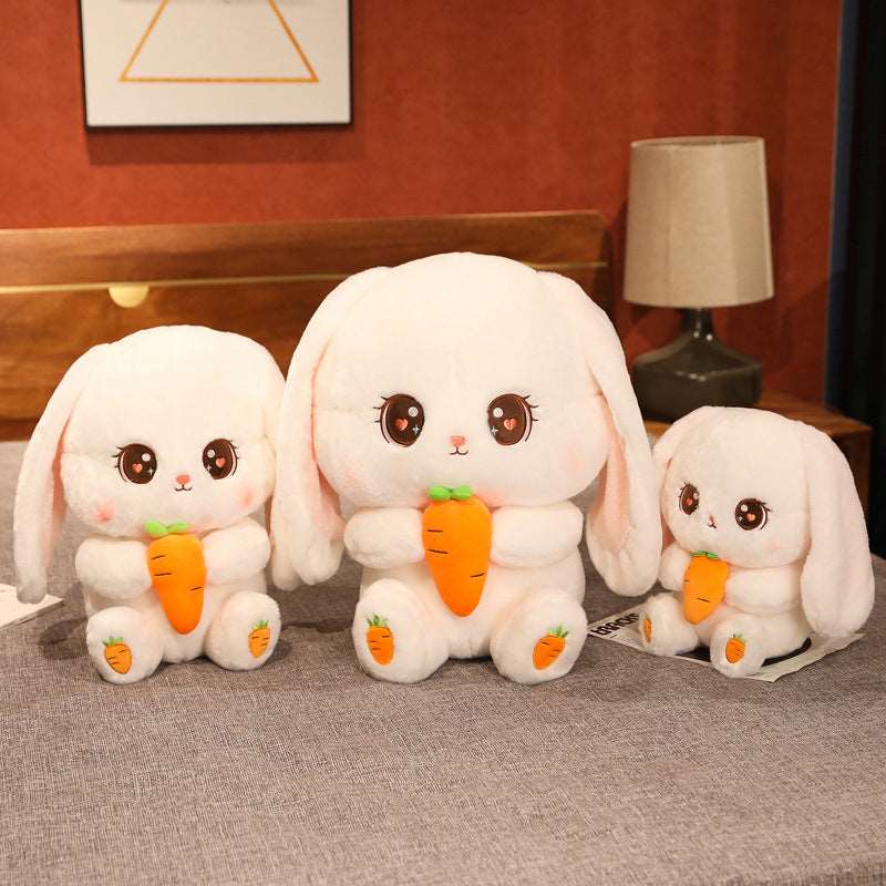 Puff the Kawaii White Bunny Plushie Wakaii