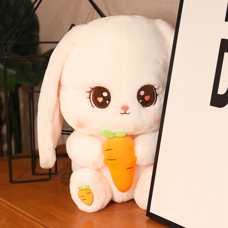 Puff the Kawaii White Bunny Plushie Wakaii