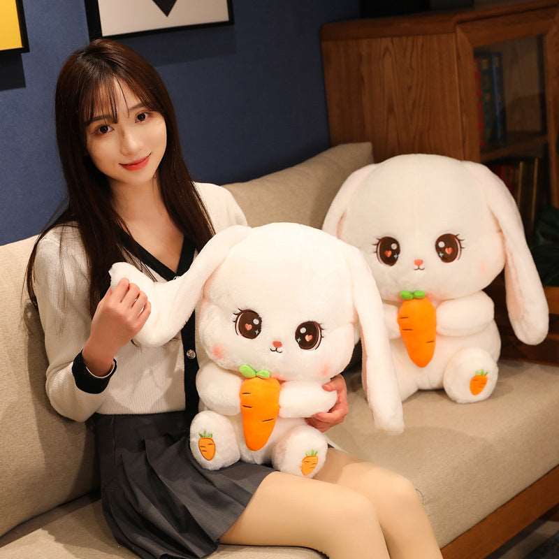Puff the Kawaii White Bunny Plushie Wakaii