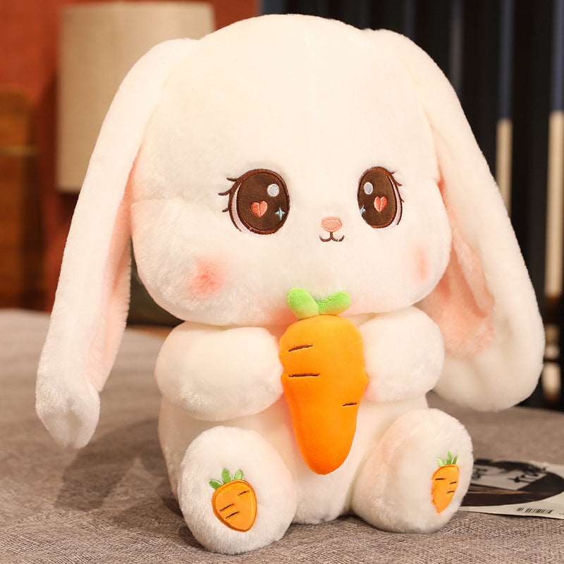 Puff the Kawaii White Bunny Plushie Wakaii