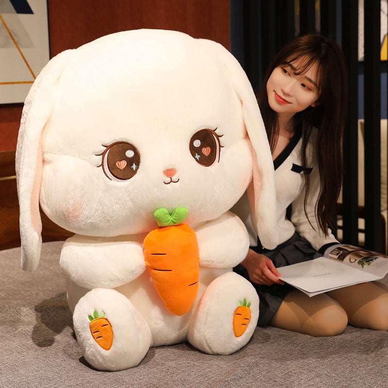 Puff the Kawaii White Bunny Plushie Wakaii