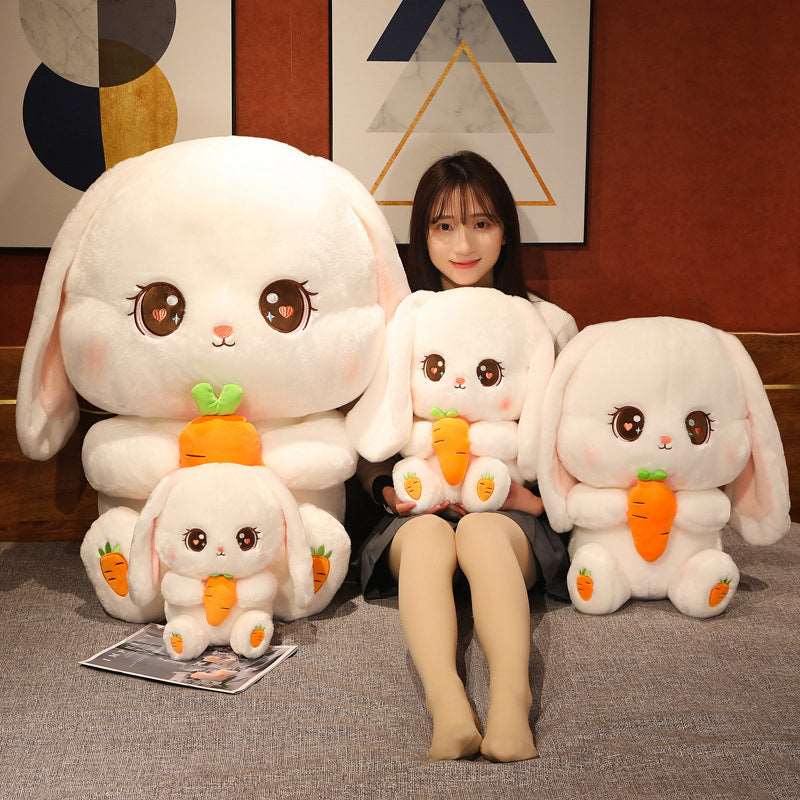 Puff the Kawaii White Bunny Plushie Wakaii
