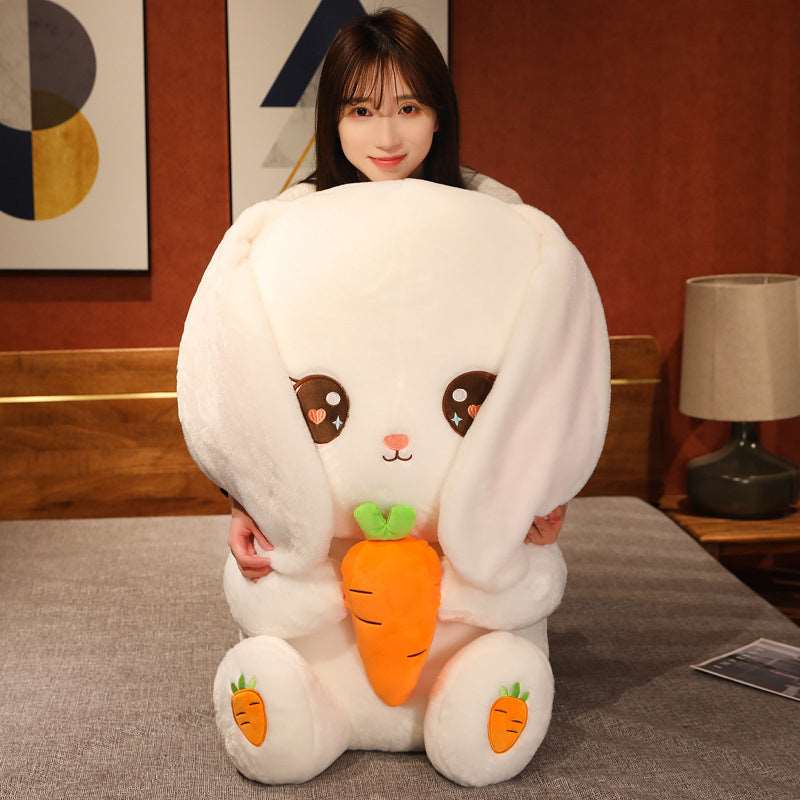 Puff the Kawaii White Bunny Plushie Wakaii