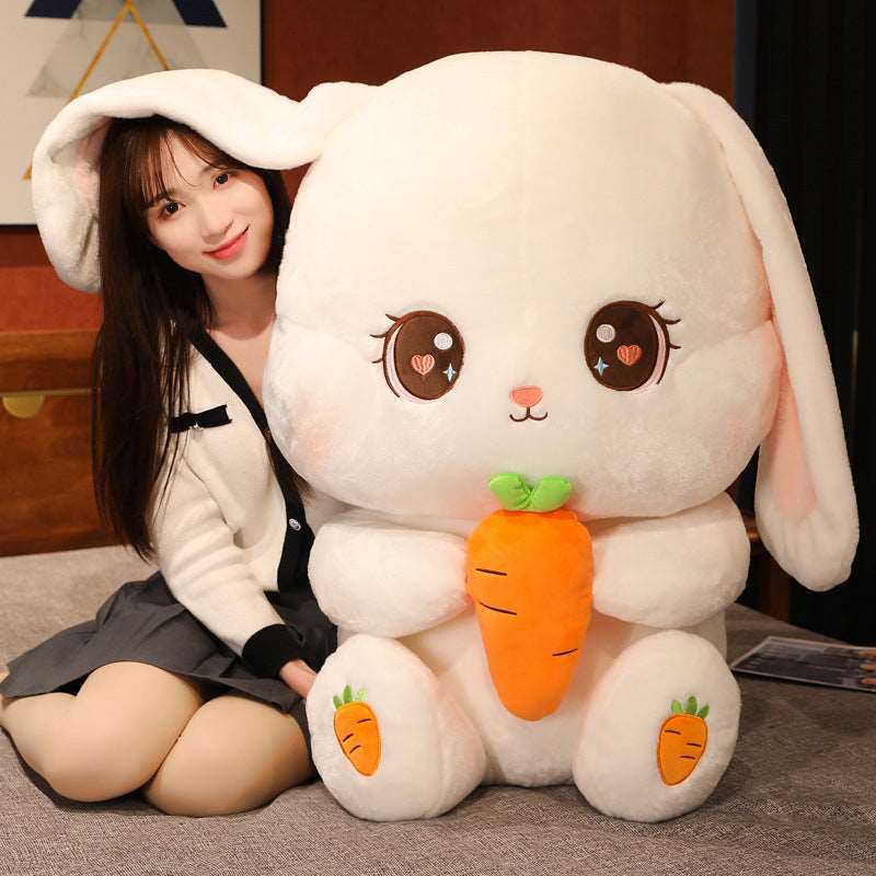 Puff the Kawaii White Bunny Plushie Wakaii
