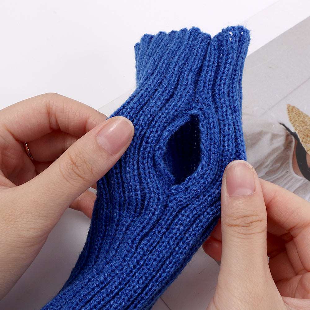 Rainbow Cozy Arm Warmers