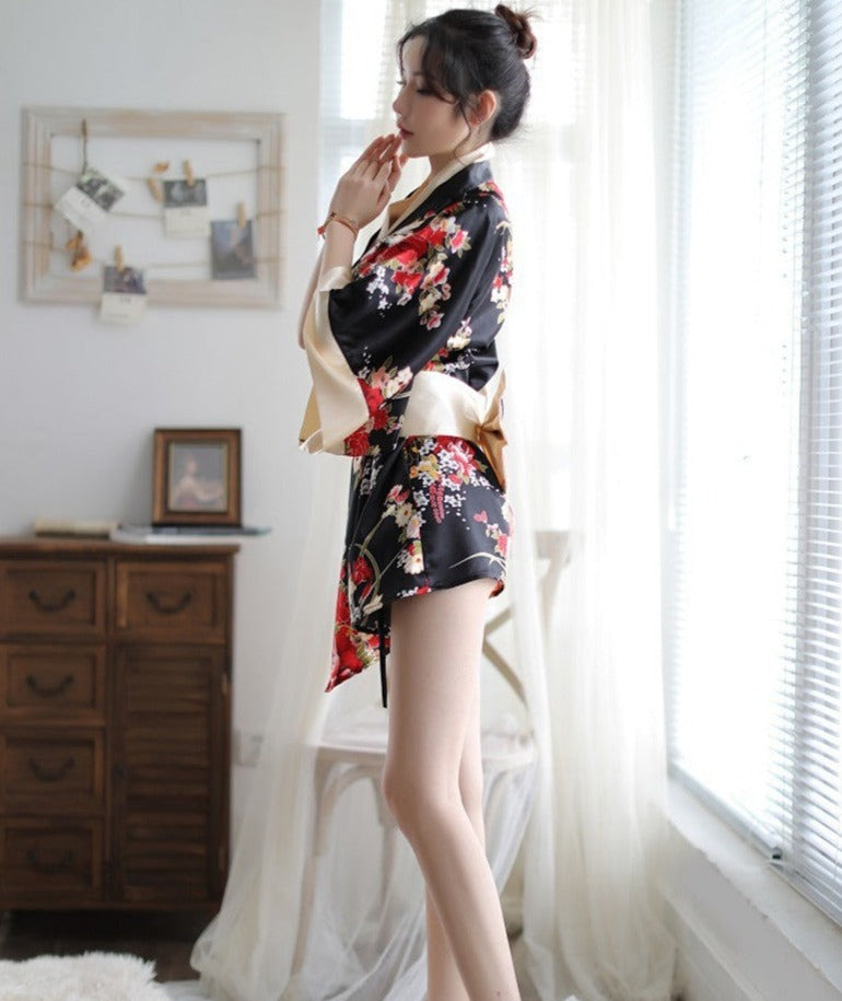 Sakura Blossom Bliss Japanese Yukata Wakaii