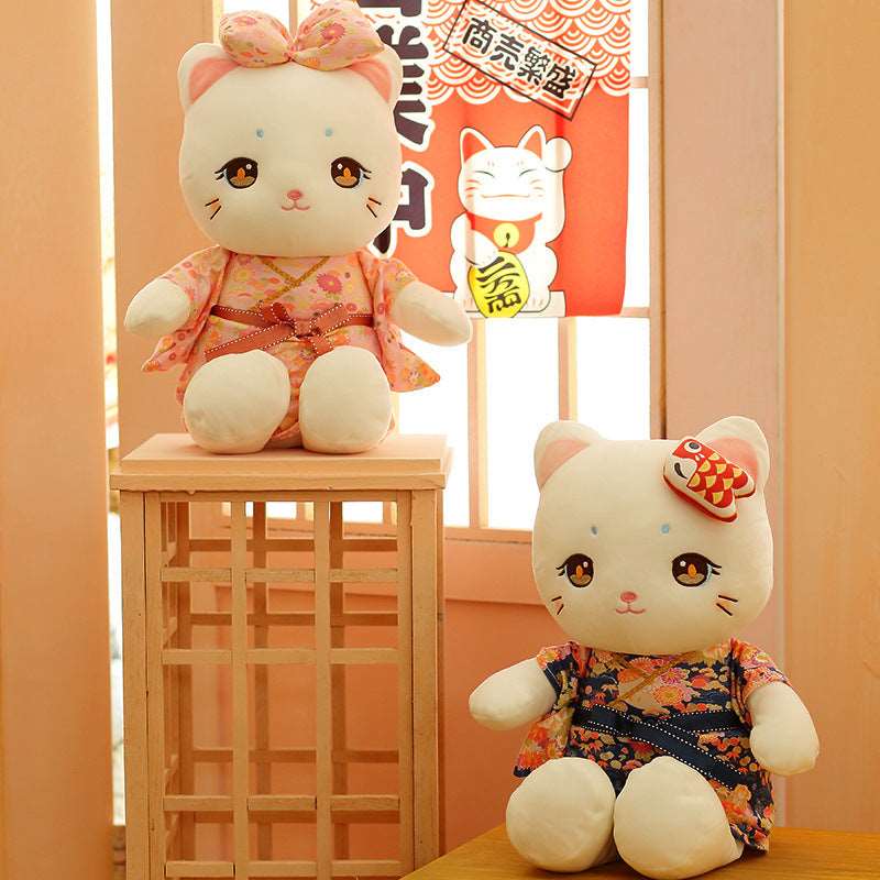 Sakura & Kiko The Japanese Cat Plushies Wakaii