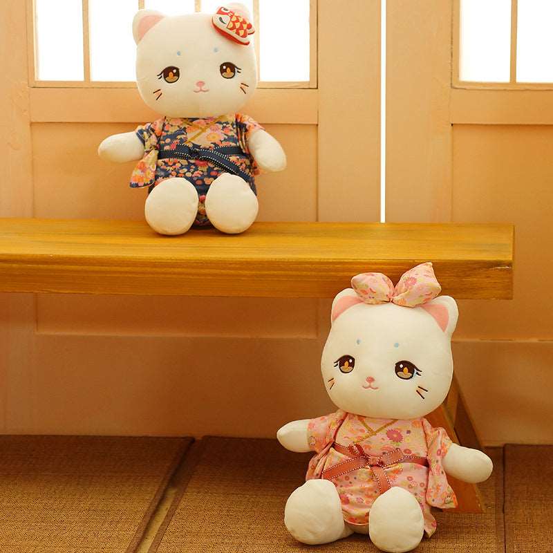 Sakura & Kiko The Japanese Cat Plushies Wakaii