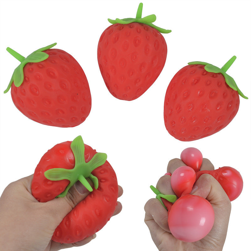 Stress-Relieving Squishy Strawberry Fidgets Wakaii