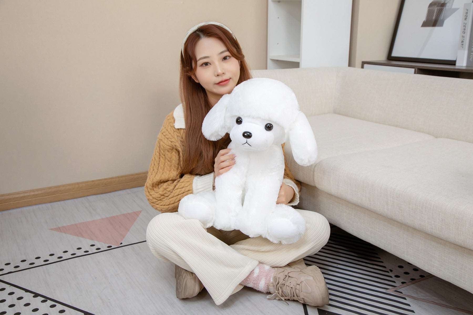 Spot & Fluff The Kawaii Poodle Plushies Duo