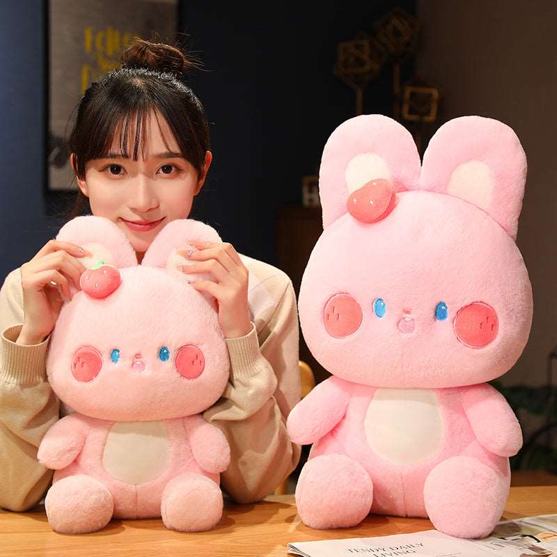 Sprinkles the Kawaii Pink Bunny Plushie Wakaii