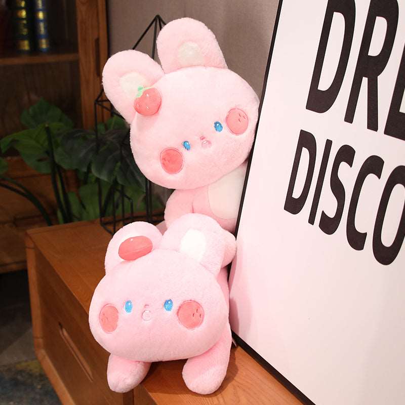 Sprinkles the Kawaii Pink Bunny Plushie Wakaii