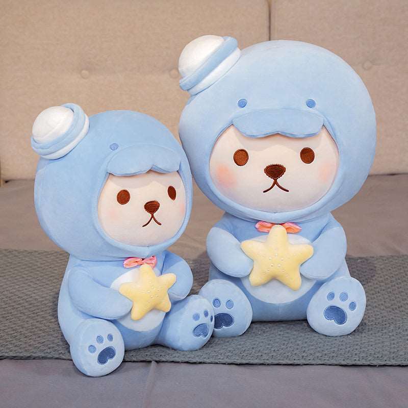 Starry the Magical Blue Bear Plushie Wakaii
