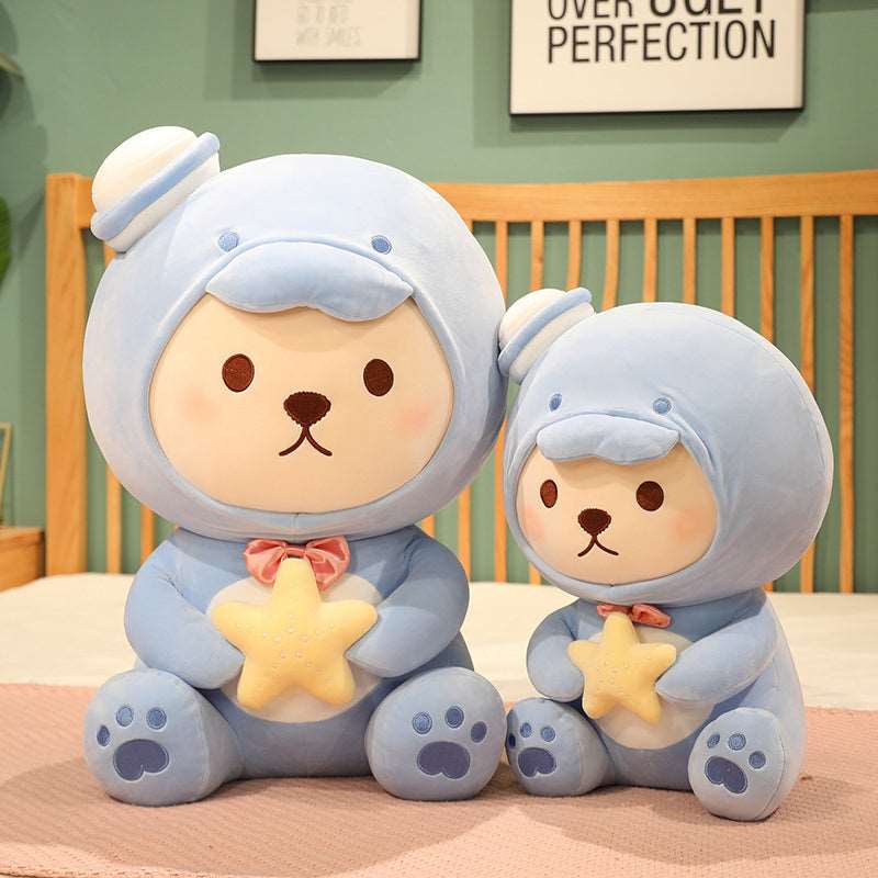 Starry the Magical Blue Bear Plushie Wakaii