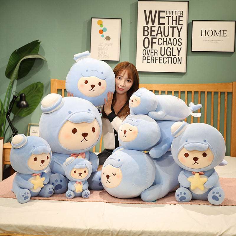 Starry the Magical Blue Bear Plushie Wakaii