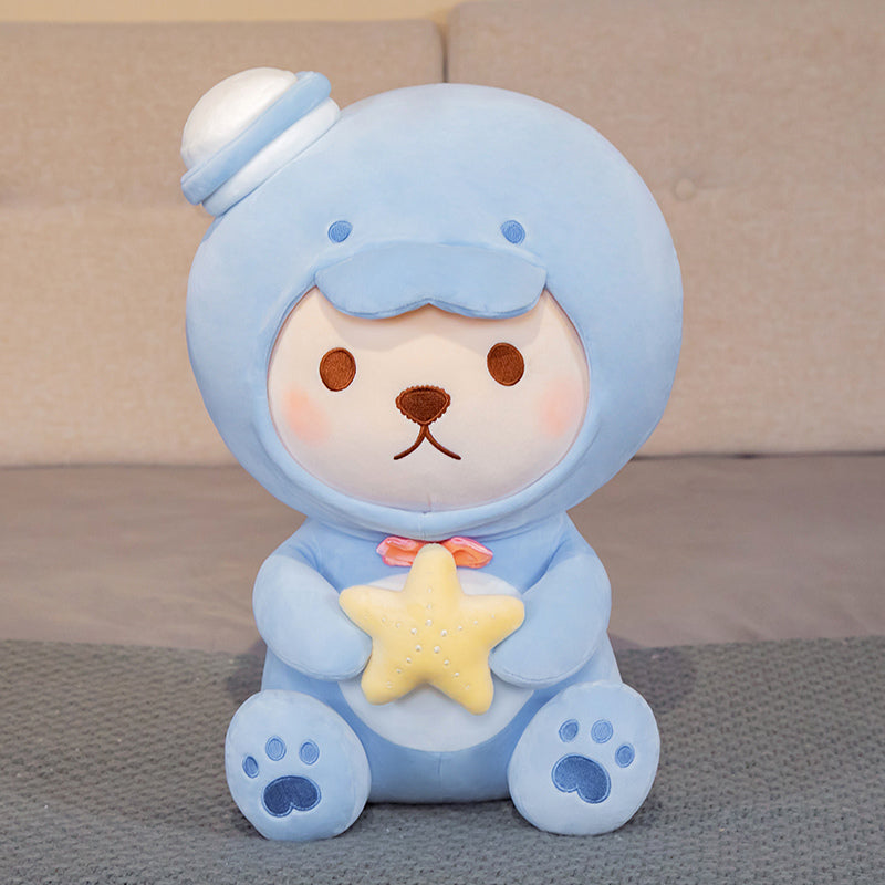 Starry the Magical Blue Bear Plushie Wakaii