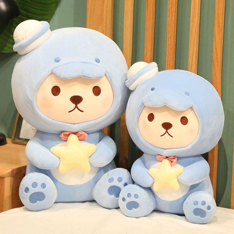 Starry the Magical Blue Bear Plushie Wakaii