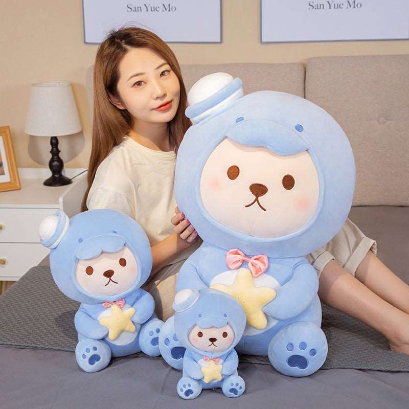 Starry the Magical Blue Bear Plushie Wakaii