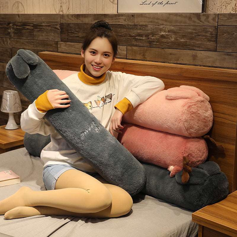 Tall Fluffy Animal Body Pillow Plushies Wakaii